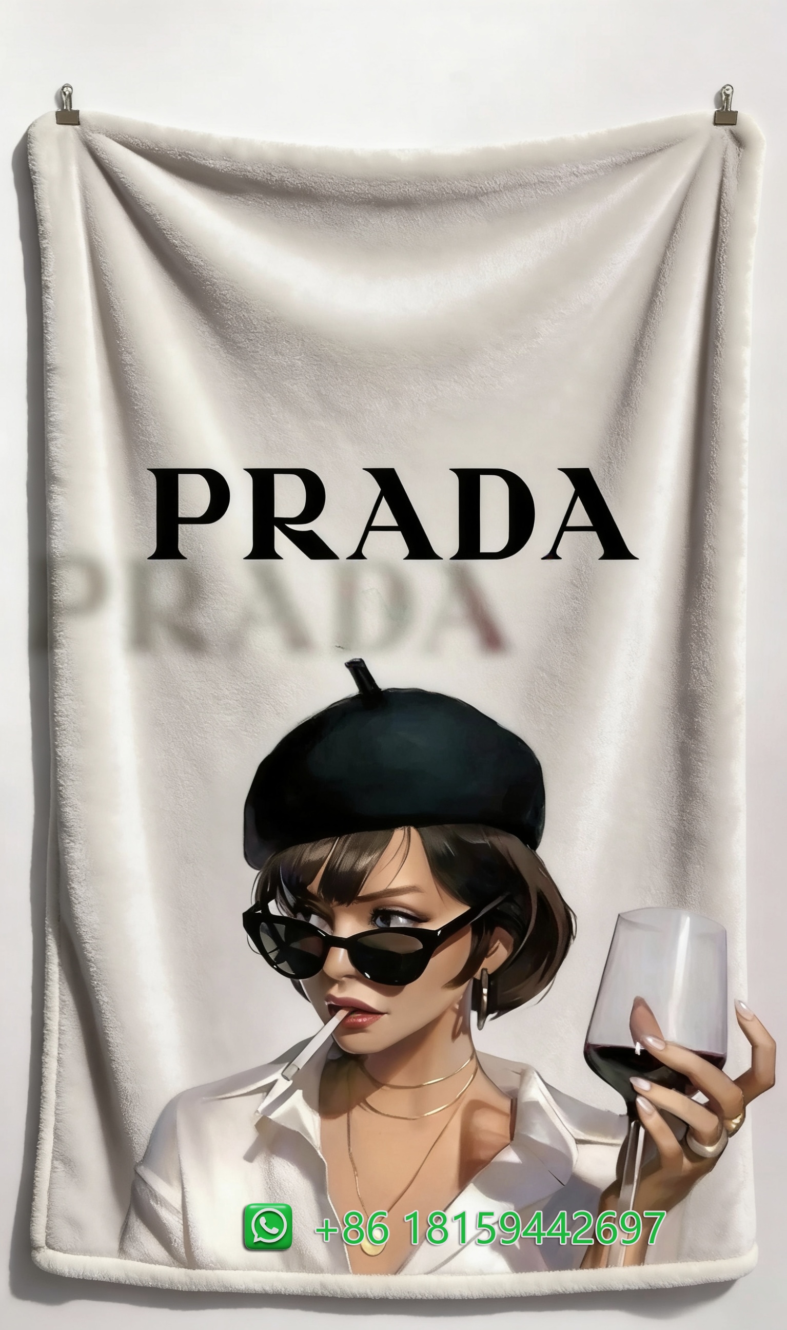 Prada Throw Blankets